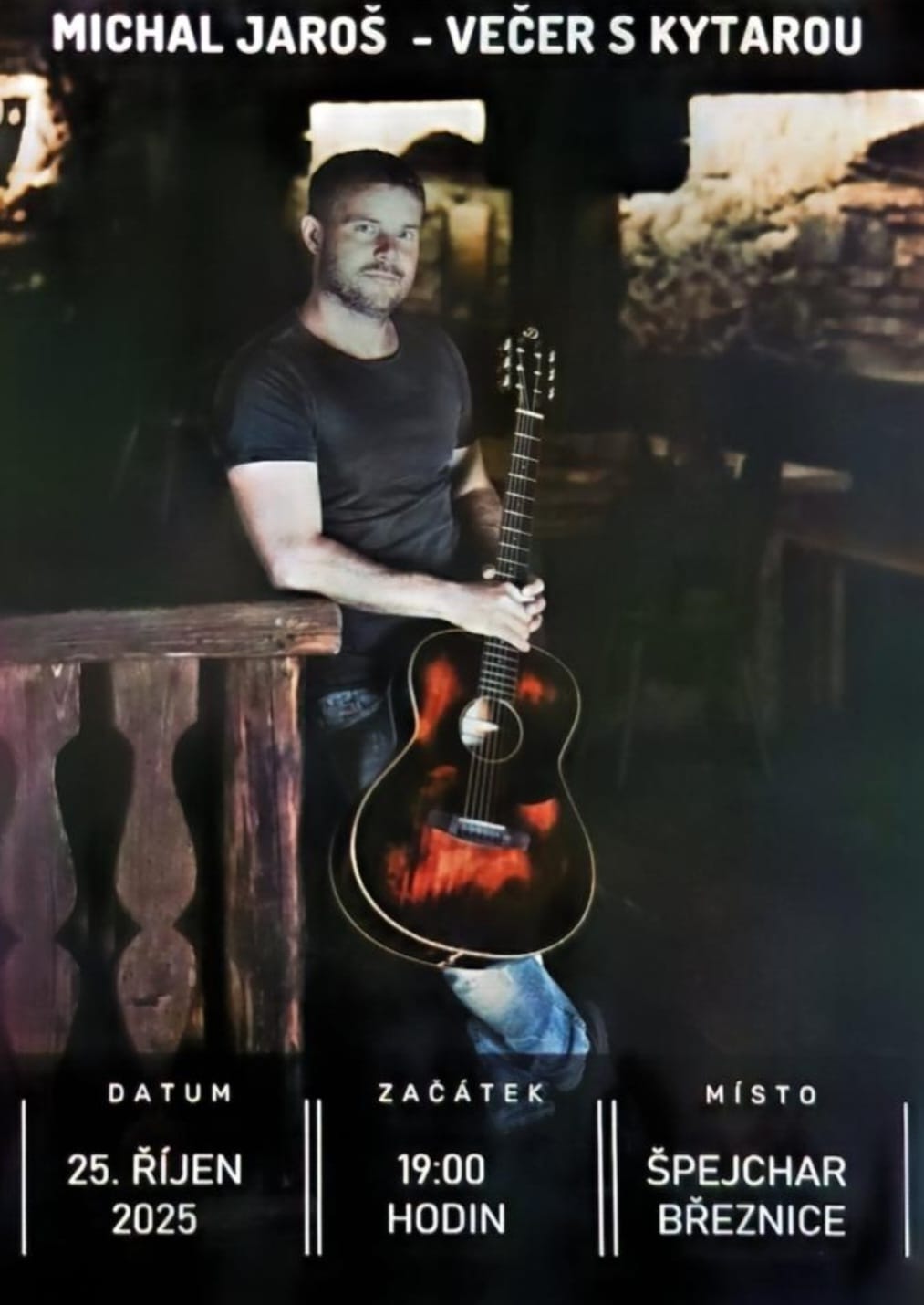 Michal Jaroš – večer s kytarou       25. 10. 2025